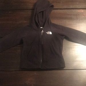 Toddler 2T black north face fleece